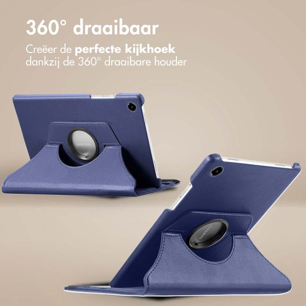 imoshion 360° draaibare Bookcase Samsung Galaxy Tab A8 - Donkerblauw