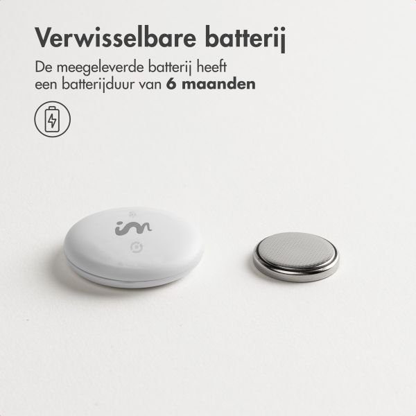 imoshion Wireless Tag - Bluetooth Tracker voor Android - 2 pack - Wit