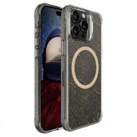imoshion Clear Glitter Backcover met MagSafe Apple iPhone 16 Pro - Goud