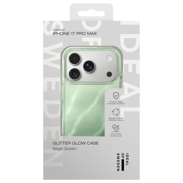 iDeal of Sweden Clear Case MagSafe Apple iPhone 17 Pro Max - Sage Green
