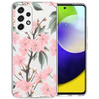 imoshion Design hoesje Samsung Galaxy A53 - Bloem - Roze / Groen