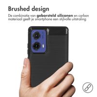 imoshion Brushed Backcover Motorola Moto G85 - Zwart