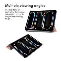 imoshion Trifold Book Case Apple iPad Pro 13 (2025) M5 / (2024) M4 - Rose Gold