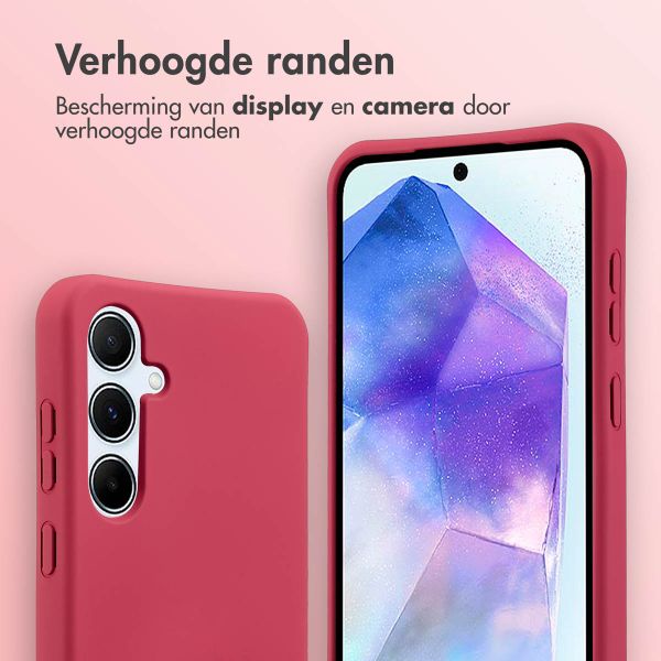 imoshion Color Backcover met afneembaar koord Samsung Galaxy A55 - Raspberry