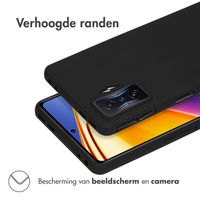 imoshion Color Backcover Xiaomi Poco F4 GT 5G - Zwart