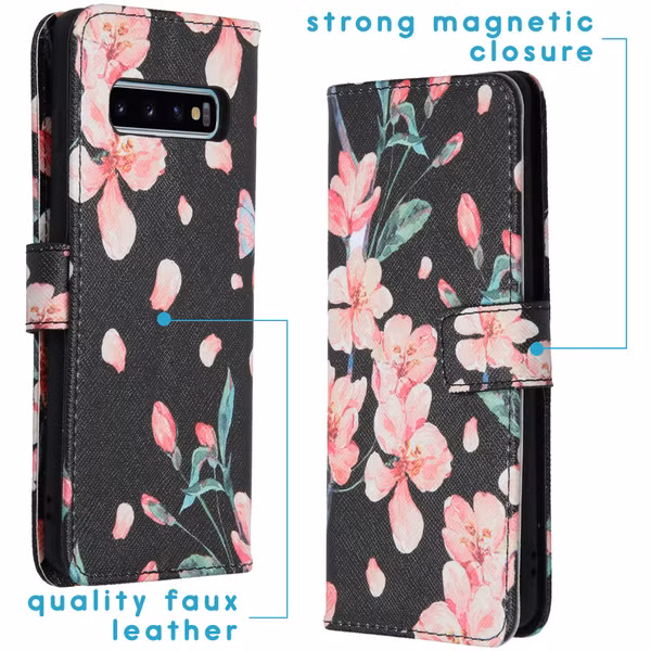 imoshion Design Softcase Bookcase Samsung Galaxy S10