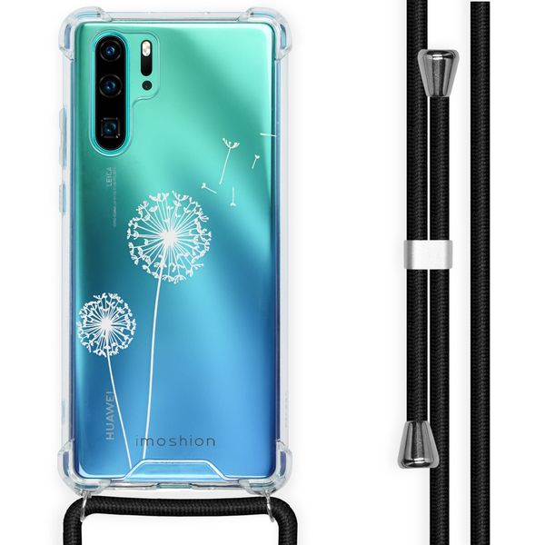 imoshion Design hoesje met koord Huawei P30 Pro - Paardenbloem - Wit