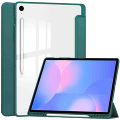 imoshion Trifold Hardcase Bookcase Samsung Galaxy Tab S10 FE Plus - Groen