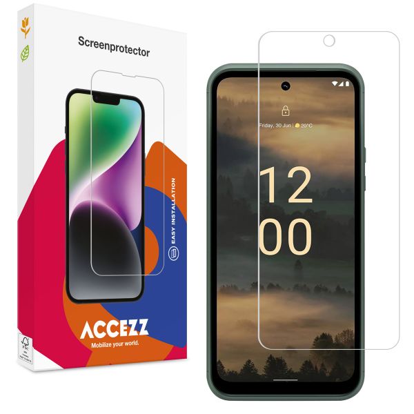 Accezz Gehard Glas Screenprotector Nokia XR21 - Transparant