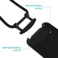 imoshion Color Backcover met afneembaar koord Apple iPhone SE (2022 / 2020) / 8 / 7 - Zwart