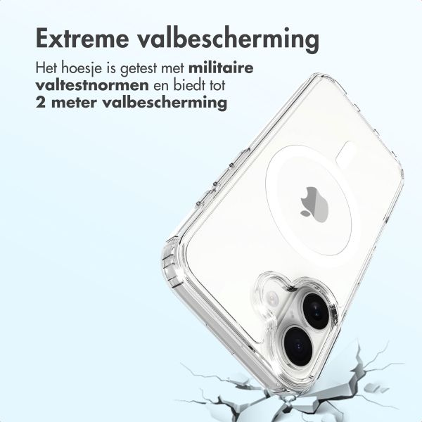 Accezz Xtreme Impact Backcover met MagSafe Apple iPhone 17 - Transparant