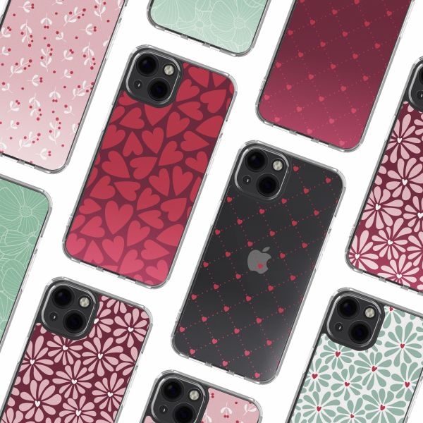imoshion Design hoesje Apple iPhone 13 - Hearty Coral Dust