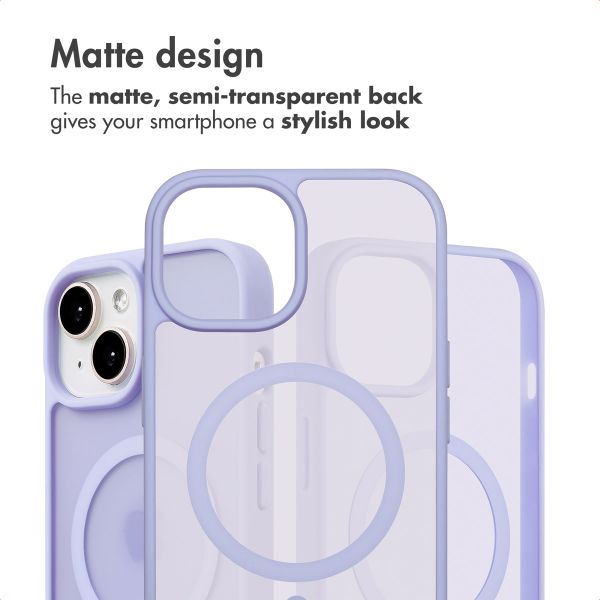 imoshion Colour Guard Back Cover with MagSafe Apple iPhone 15 - Lilac