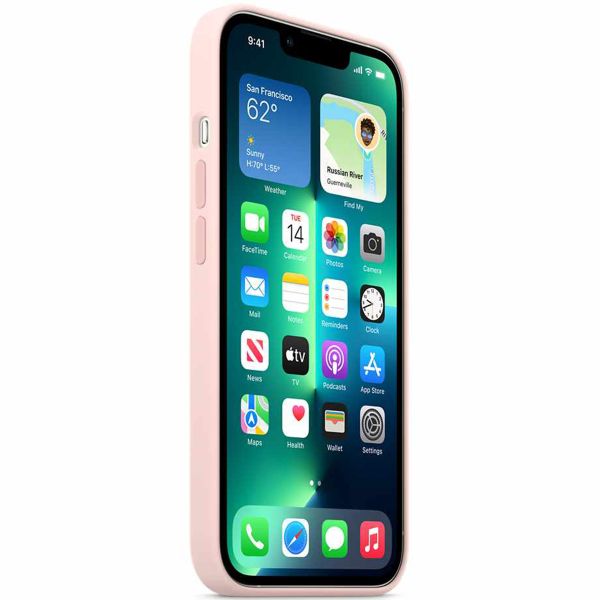 Apple Silicone Backcover MagSafe Apple iPhone 13 Pro Max - Chalk Pink