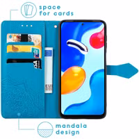 imoshion Mandala Bookcase Xiaomi Redmi Note 11 (4G) / Note 11S (4G) - Turquoise