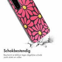 imoshion Design hoesje Samsung Galaxy A56 - Dusty Rose Flowers Connect