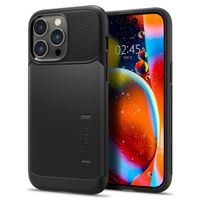 Spigen Slim Armor Backcover iPhone 14 Pro - Zwart