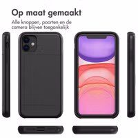 imoshion Backcover met pasjeshouder Apple iPhone 11 - Zwart