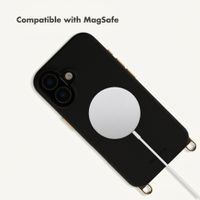 Selencia Rivièra MagSafe Back Cover with detachable hooks Apple iPhone 17 - Velvet Black