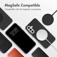 Accezz Leather Case with MagSafe Samsung Galaxy A57 (5G) - Onyx Black