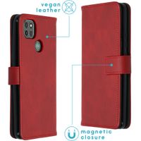 imoshion Luxe Bookcase Motorola Moto G9 Power - Rood