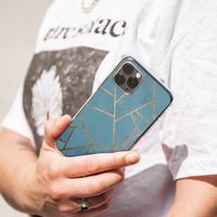 imoshion Design hoesje OnePlus Nord 2 - Grafisch Koper / Blauw
