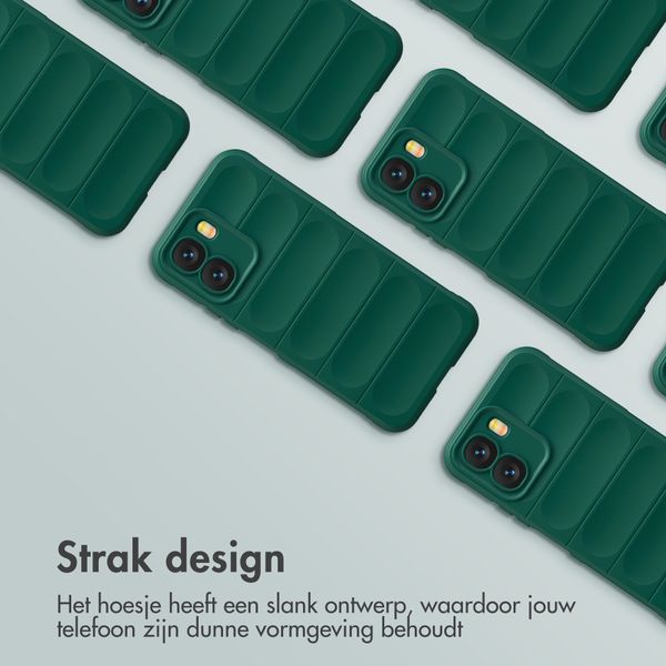 imoshion EasyGrip Backcover Oppo A6x (4G/5G) - Donkergroen