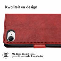 imoshion Luxe Bookcase iPhone SE 4 - Rood