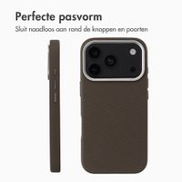 Accezz Mesh Backcover met MagSafe Apple iPhone 17 Pro - Bruin
