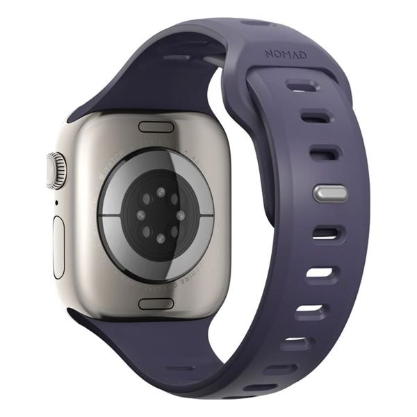 Nomad Tempo siliconen band Apple Watch Series 1 - 9 / SE (38/40/41 mm) | Series 10 / 11 (42 mm) - Purple