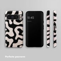 Selencia Vivid Tough Backcover Google Pixel 8 Pro - Art Wave Black