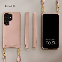 Selencia Nova Phone Case with Cord and Card Holder Samsung Galaxy S26 Ultra - Dusty Rose