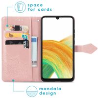 imoshion Mandala Bookcase Samsung Galaxy A13 (4G) - Rosé Goud