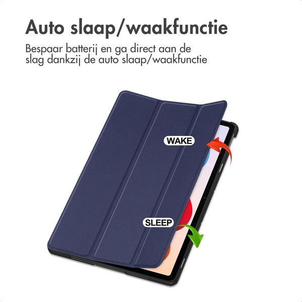 imoshion Trifold Bookcase Xiaomi Redmi Pad 2 Pro - Donkerblauw