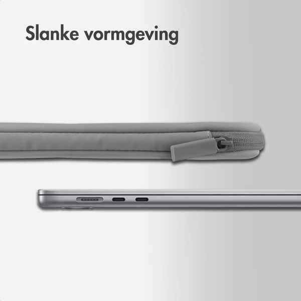 Accezz Laptop hoes 15-16 inch - Laptopsleeve - Slate Gray