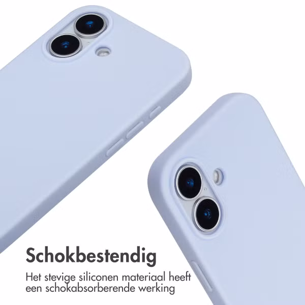 imoshion Siliconen hoesje met koord Apple iPhone 17 - Paars