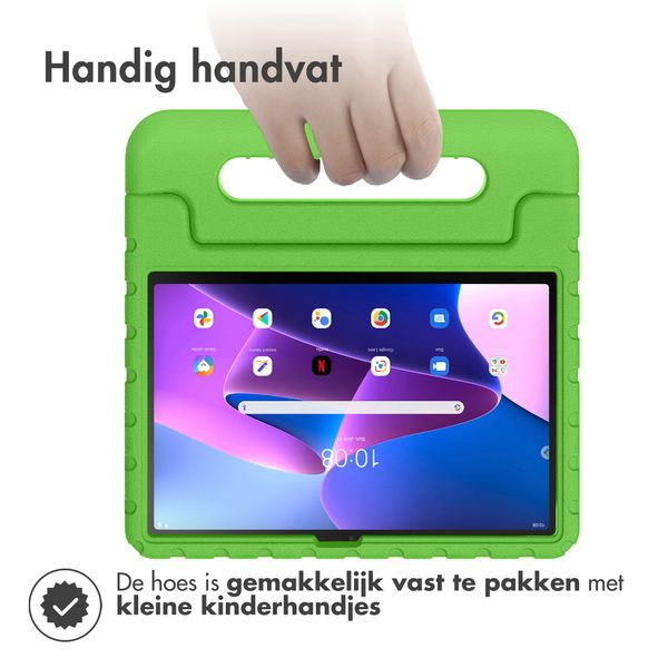 imoshion Kidsproof Backcover met handvat Lenovo Tab M10 (3rd gen) - Groen