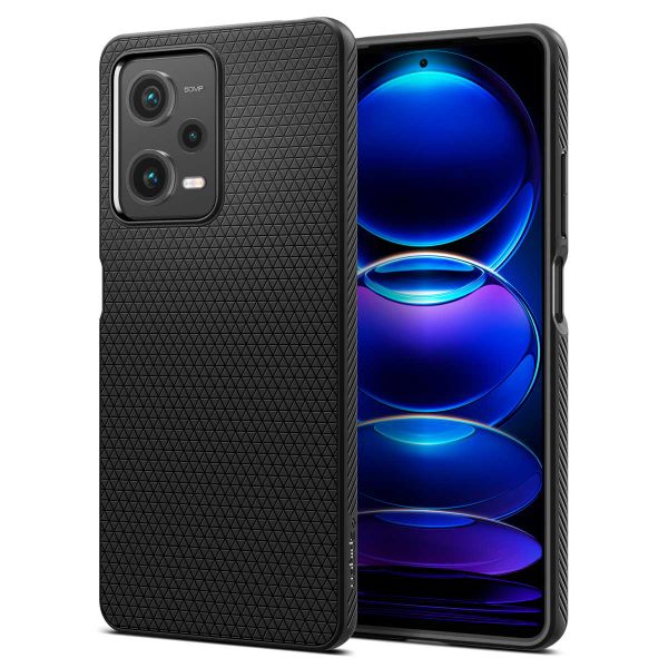 Spigen Liquid Air Backcover Xiaomi Redmi Note 12 Pro - Zwart