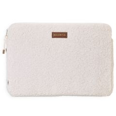 Selencia Teddy Laptop hoes 15-16 inch - Laptopsleeve - Latte