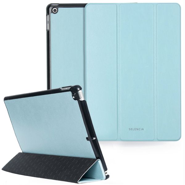 Selencia Vegan Lederen Trifold Bookcase iPad 9 (2021) 10.2 inch / iPad 8 (2020) 10.2 inch / iPad 7 (2019) 10.2 inch 