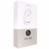 Selencia Nova Croco Telefoonhoes met Koord en Pashouder Apple iPhone 17 Pro - Burgundy