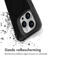 imoshion Rugged Hybrid Carbon Case met MagSafe Apple iPhone 15 Pro Max - Zwart