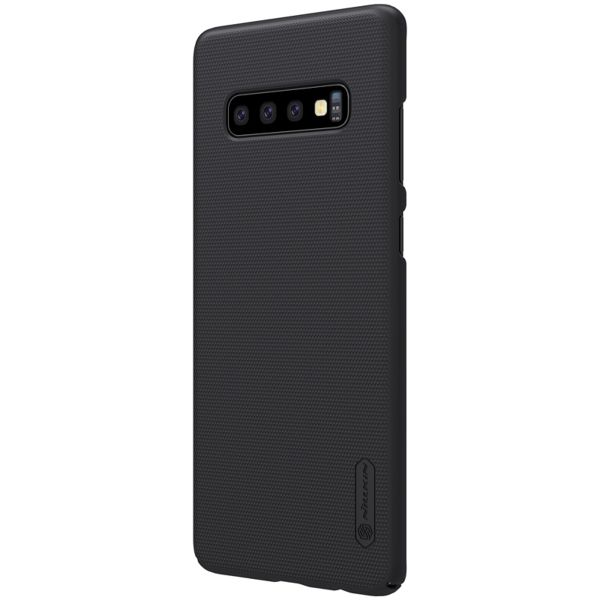 Nillkin Super Frosted Shield Case Samsung Galaxy S10 - Zwart