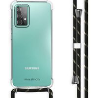 imoshion Backcover met koord Samsung Galaxy A52(s) (5G/4G) - Zwart & Goud