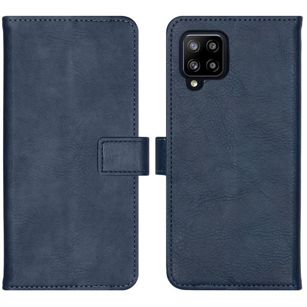 imoshion Luxe Bookcase Samsung Galaxy A42 - Donkerblauw