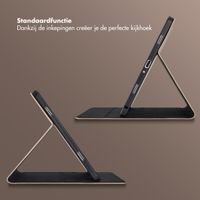 Selencia Riva Bookcase Samsung Galaxy Tab A9 Plus - Beige