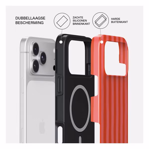 Burga Tough Backcover MagSafe Apple iPhone 18 Pro Max - Pomegranate