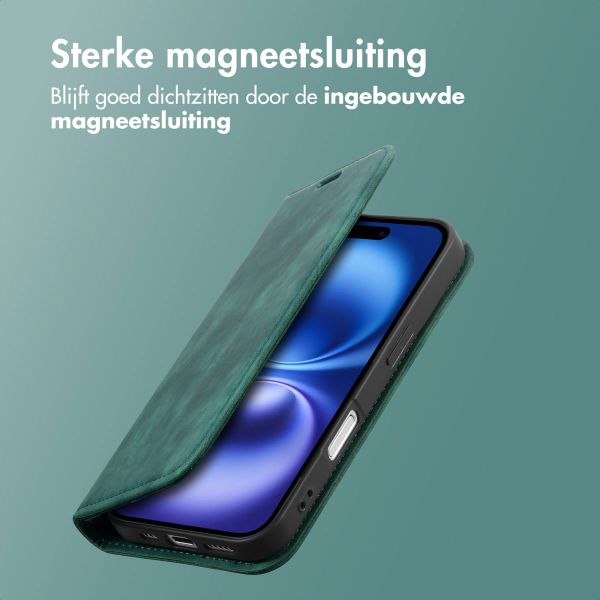 imoshion Slim Bookcase Apple iPhone 16 - Groen