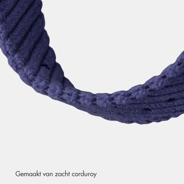 imoshion Corduroy bandje Apple Watch | 38/40/41/42 mm - Donkerblauw
