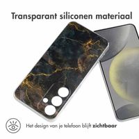 imoshion Design hoesje Samsung Galaxy S25 - Black Marble